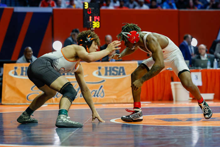 Illinois state wrestling championships February 18 2023 Nate Latsch 15438